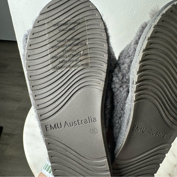 NEW Emu Australia Shearling Fur Slippers size 7 - Picture 4 of 6